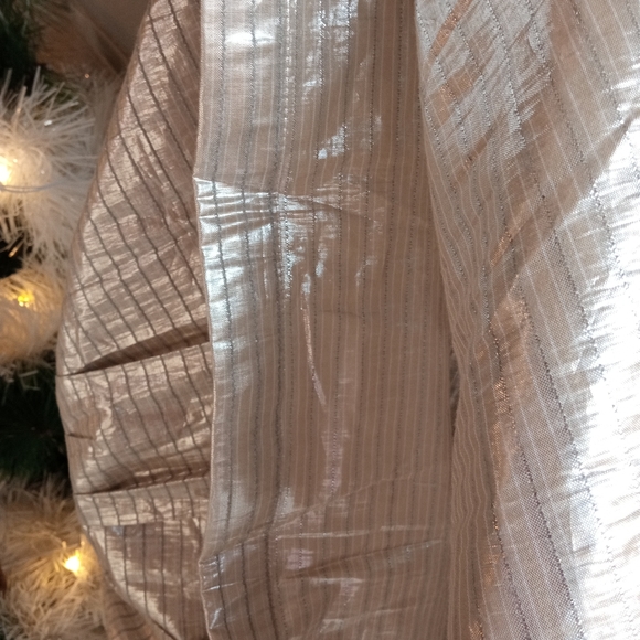 H&M Striped Silver Skirt - Picture 3 of 16